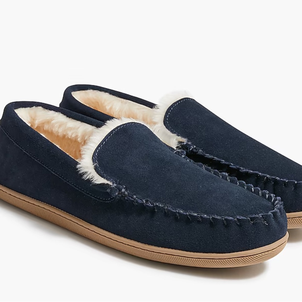 J. Crew Suede Slippers in Vintage Indigo/Navy • 11 - Picture 6 of 6